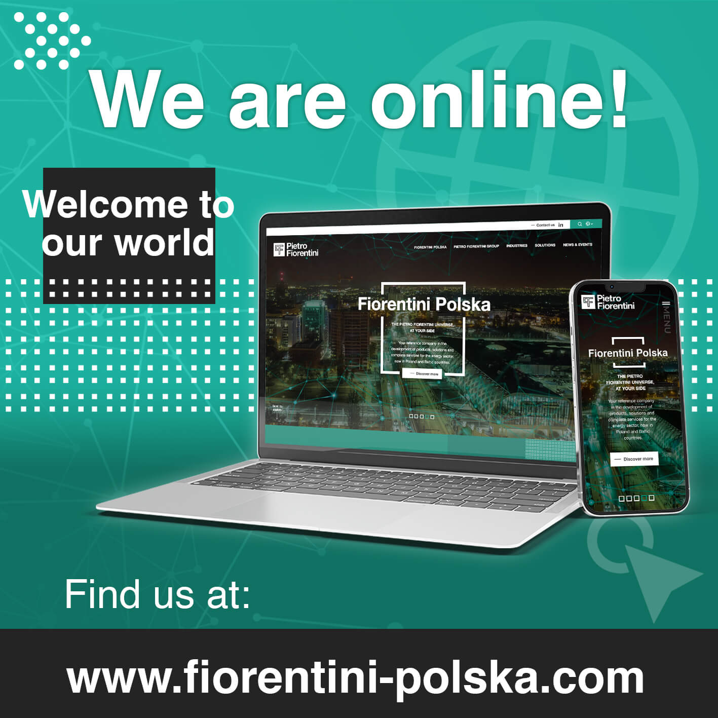 We are pleased to announce the launch of our new website